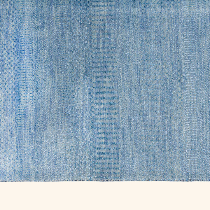 Transitional Wool Art Silk Blend Rug - 8'1" x 10'3"