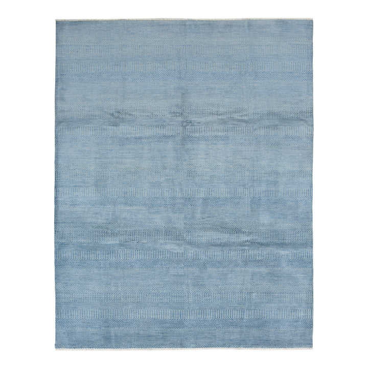 Transitional Wool Art Silk Blend Rug - 8'1" x 10'4"