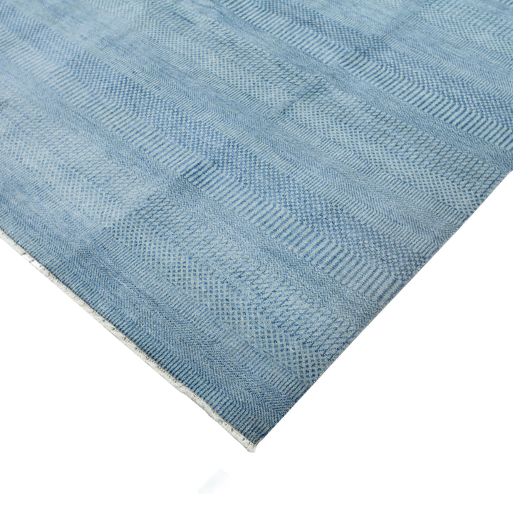 Transitional Wool Art Silk Blend Rug - 8'1" x 10'4"