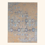 Transitional Wool Art Silk Blend Rug - 9'1" x 12'3"