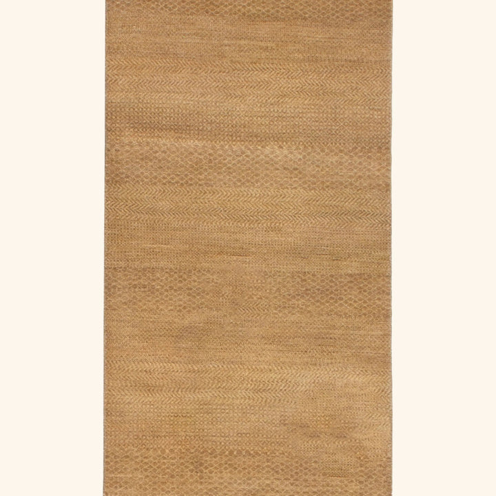 Transitional Wool Art Silk Blend Runner - 2'7" x 13'10"