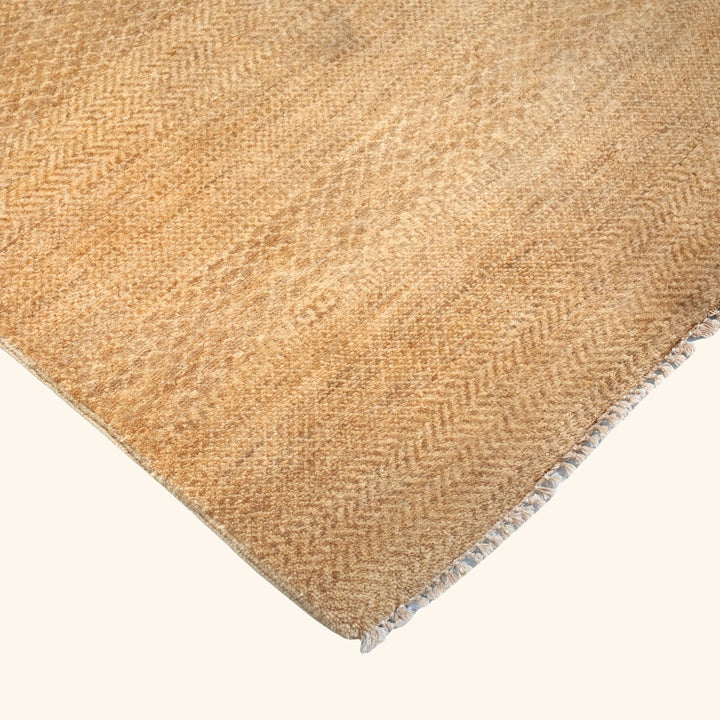 Transitional Wool Art Silk Blend Runner - 2'7" x 13'10"