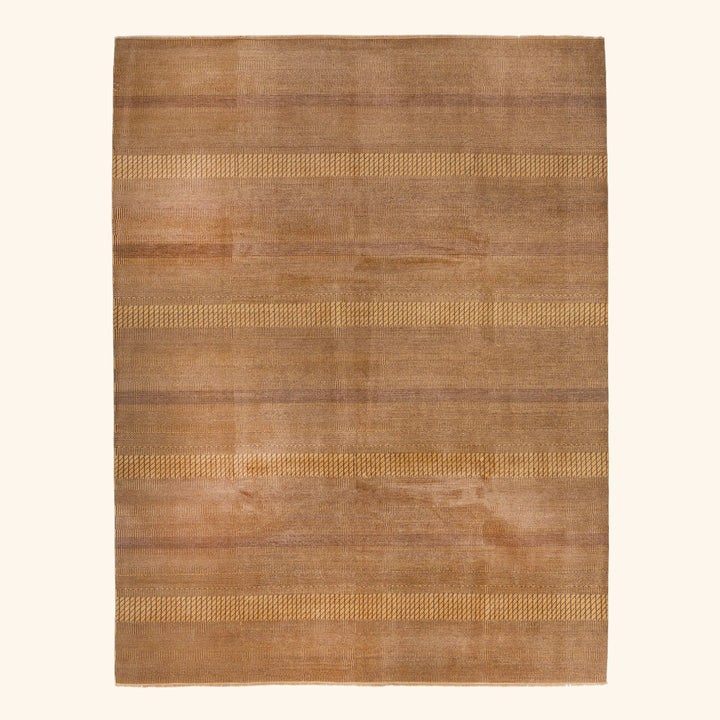 Transitional Wool Art Silk Blend Rug - 8' x 10'