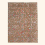 Transitional Wool Art Silk Blend Rug - 9'1" x 12'1"