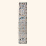 Transitional Wool Art Silk Blend Runner - 2'6" x 13'9"