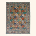Transitional Wool Art Silk Blend Rug - 9'4" x 12'2"