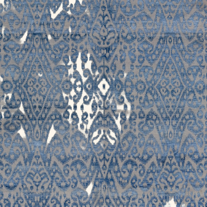 Transitional Wool Art Silk Blend Rug - 6'1" x 9'3"
