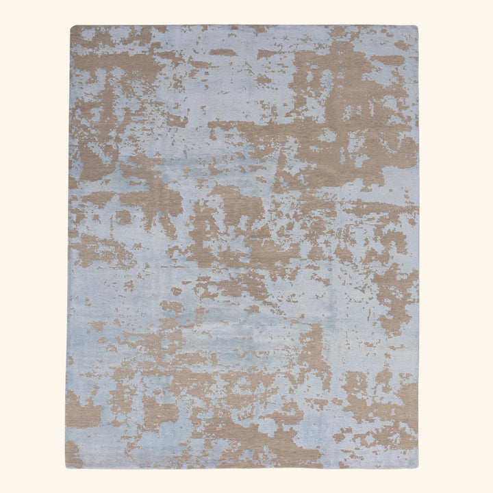 Transitional Wool Art Silk Blend Rug - 7'10" x 9'10"