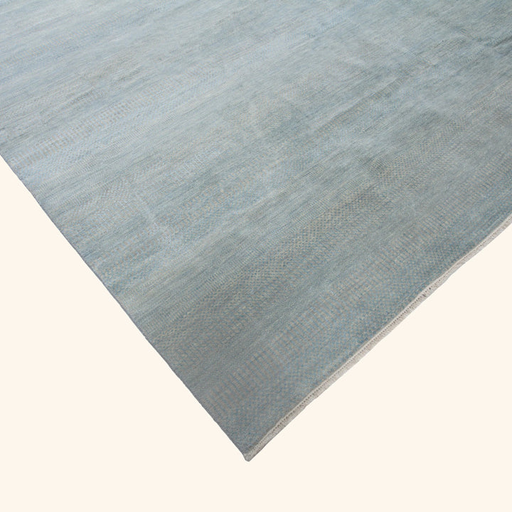 Transitional Wool Art Silk Blend Rug - 10'2" x 13'9"