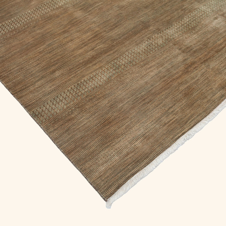 Transitional Wool Art Silk Blend Rug - 9'10" x 14'1"
