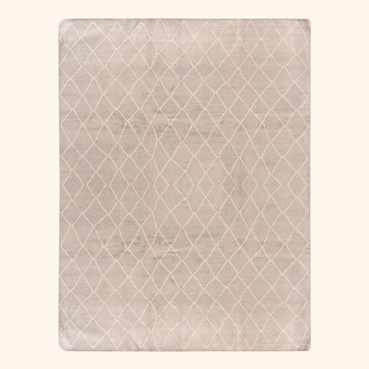 Transitional Art Silk Rug - 9'1" x 12'1"