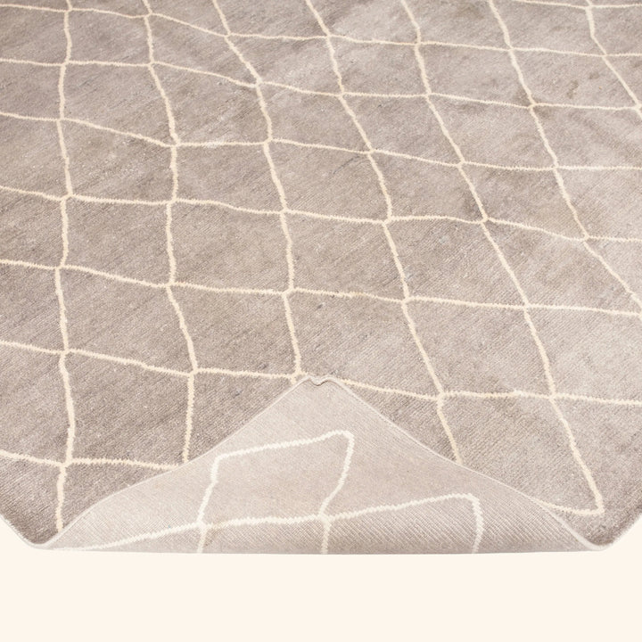 Transitional Art Silk Rug - 9'1" x 12'1"