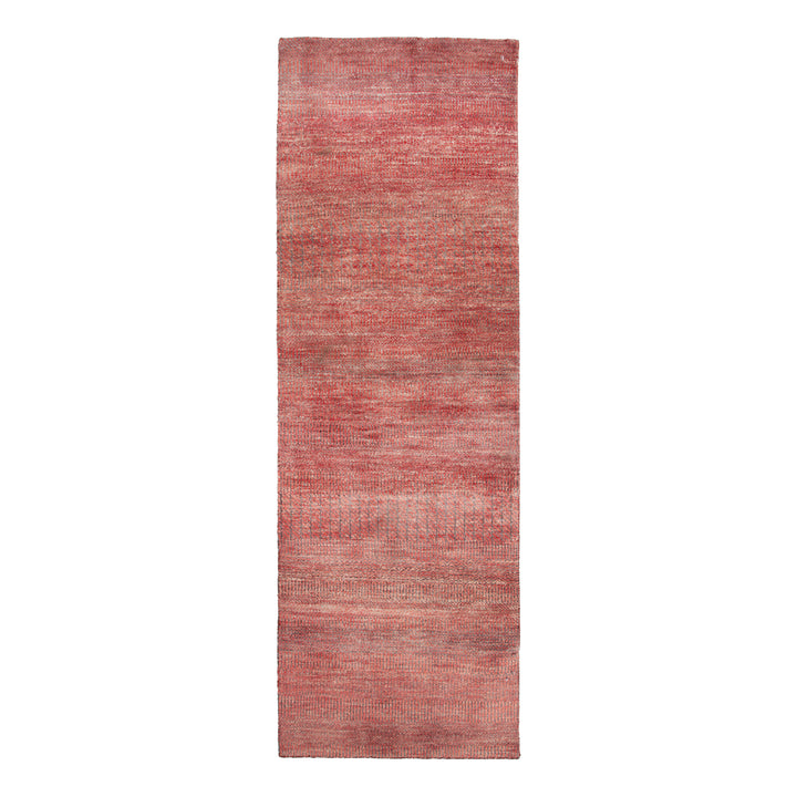 Transitional Wool Art Silk Blend Runner - 2' x 6'