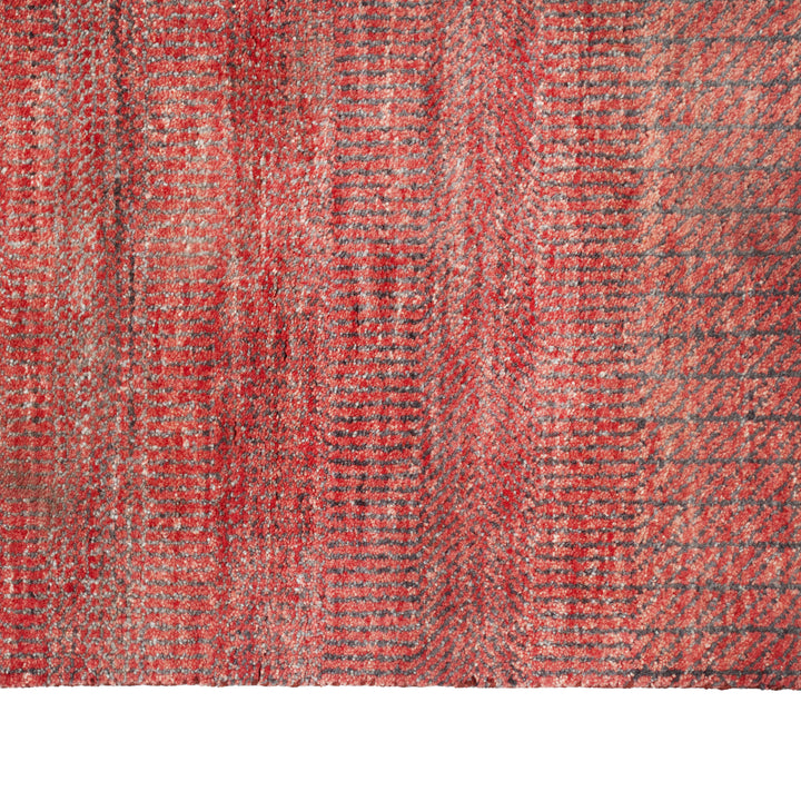 Transitional Wool Art Silk Blend Runner - 2' x 6'