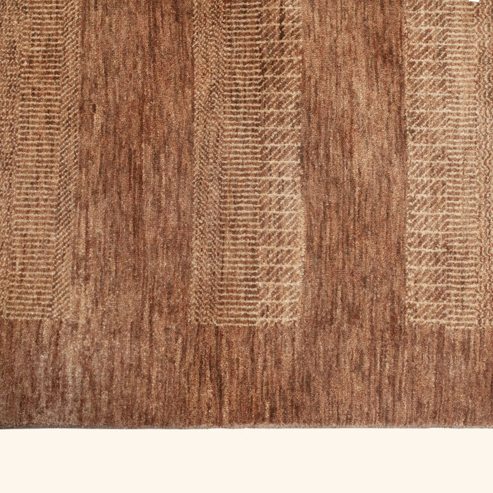 Transitional Wool Art Silk Blend Rug - 6'3" x 9'6"