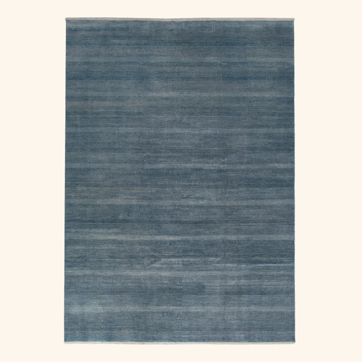 Transitional Wool Art Silk Blend Rug - 10' x 13'10"
