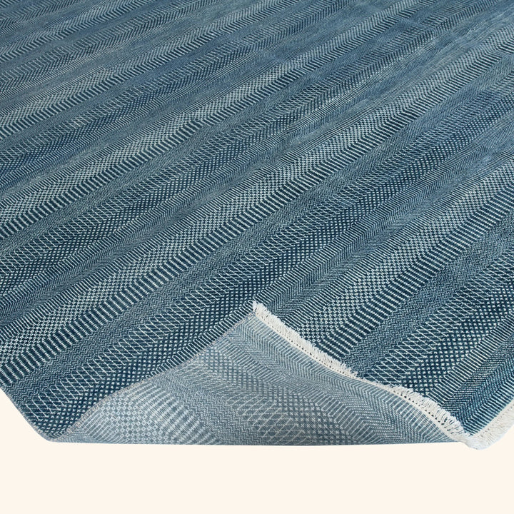 Transitional Wool Art Silk Blend Rug - 10' x 13'10"