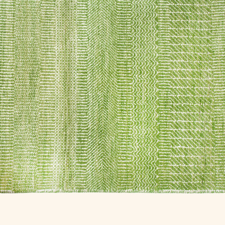 Transitional Wool Art Silk Blend Runner - 2'5" x 6'1"