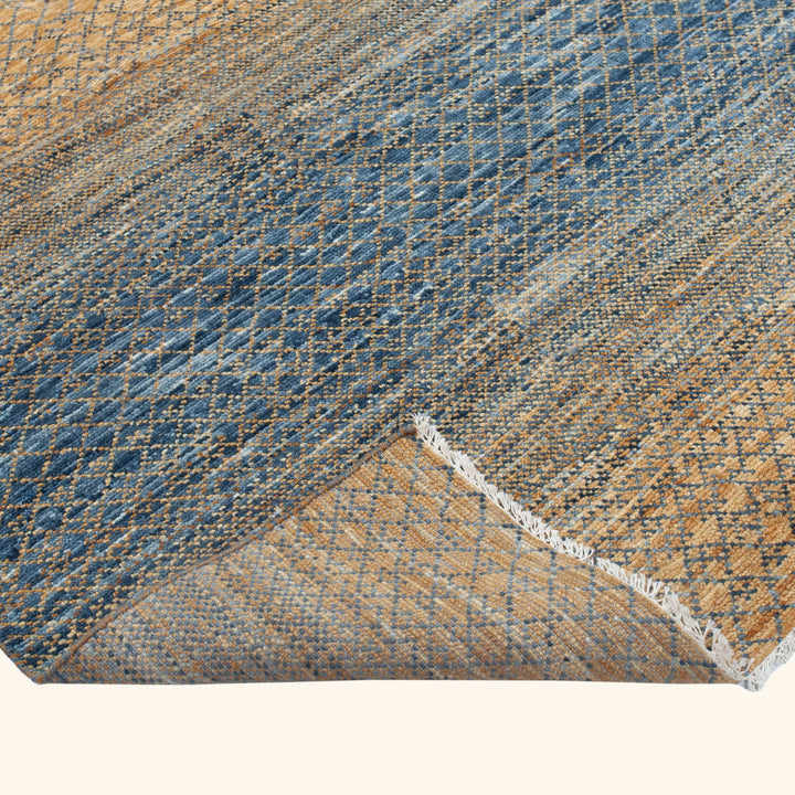 Transitional Wool Art Silk Blend Rug - 9'2" x 12'
