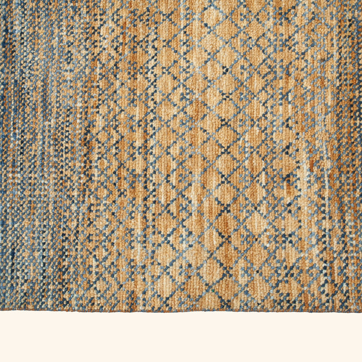 Transitional Wool Art Silk Blend Rug - 9'2" x 12'