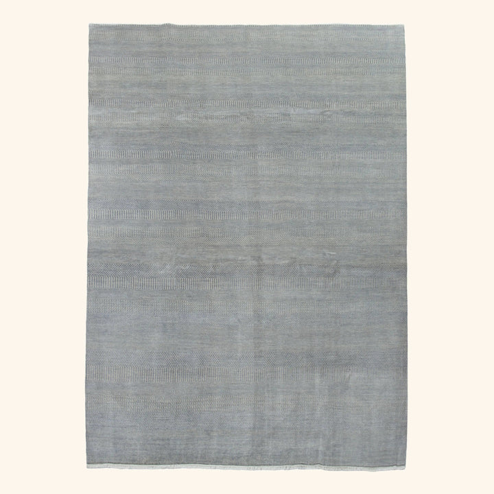 Transitional Wool Art Silk Blend Rug - 9'1" x 12'4"