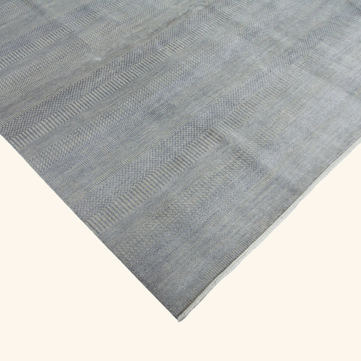 Transitional Wool Art Silk Blend Rug - 9'1" x 12'4"