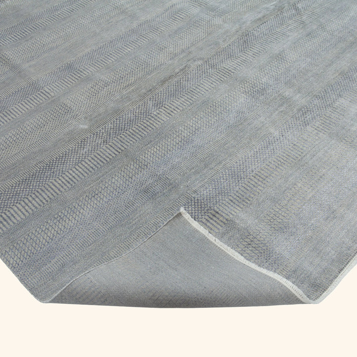 Transitional Wool Art Silk Blend Rug - 9'1" x 12'4"