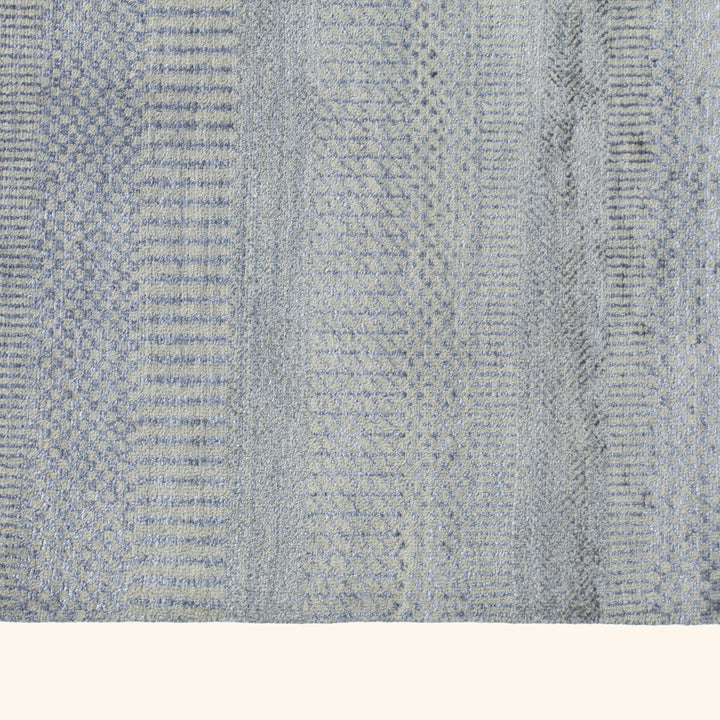 Transitional Wool Art Silk Blend Rug - 9'1" x 12'4"