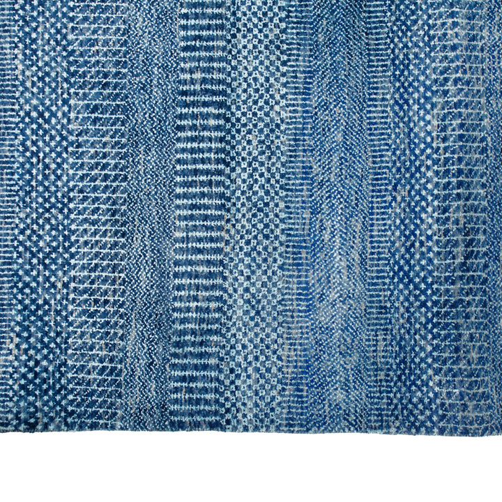 Transitional Wool Art Silk Blend Rug - 6'1" x 9'2"