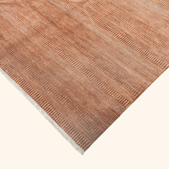 Transitional Wool Art Silk Blend Rug - 10' x 14'4"