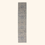 Transitional Wool Art Silk Blend Runner - 2'7" x 13'10"