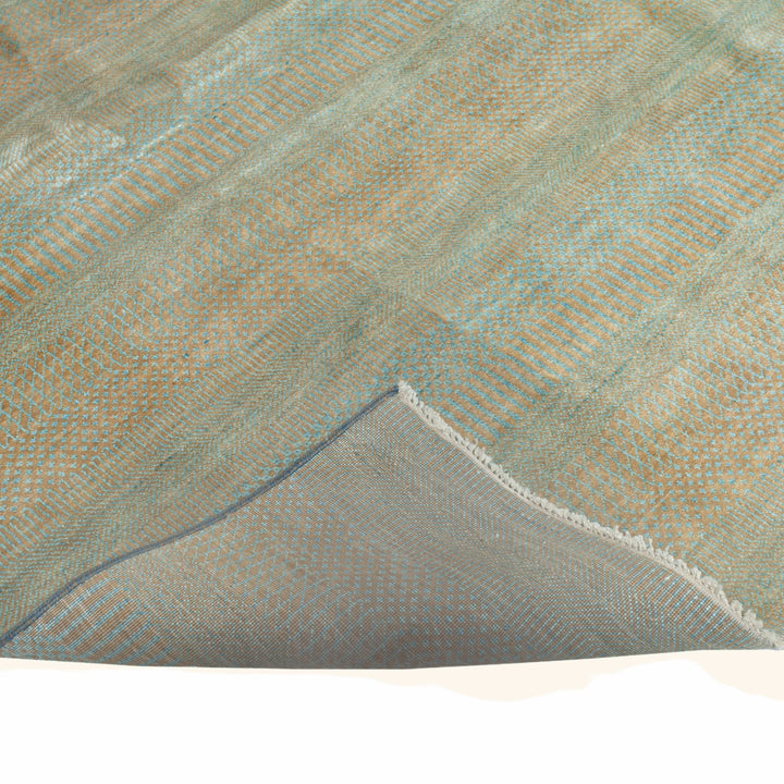Transitional Wool Art Silk Blend Rug - 9' x 12'2"