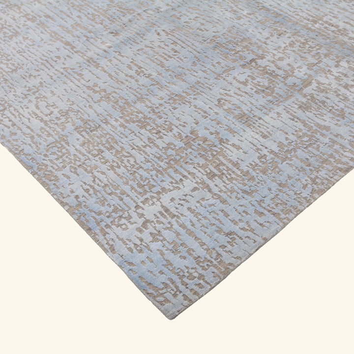 Transitional Wool Art Silk Blend Rug - 9' x 11'10"