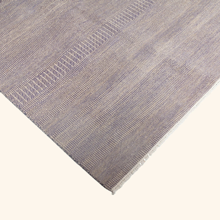 Transitional Wool Art Silk Blend Rug - 8'10" x 11'10"