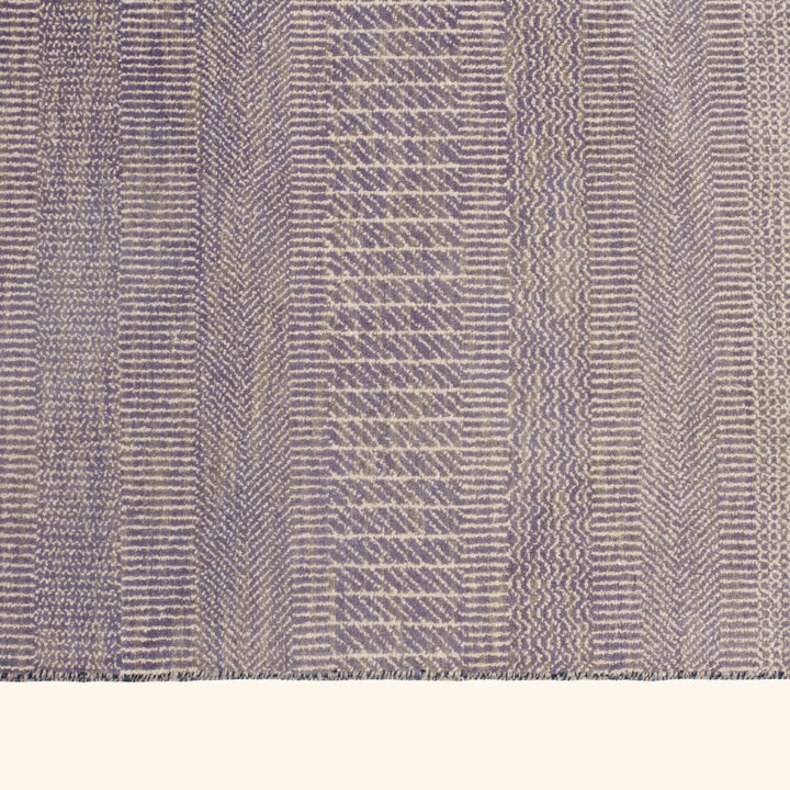 Transitional Wool Art Silk Blend Rug - 8'10" x 11'10"