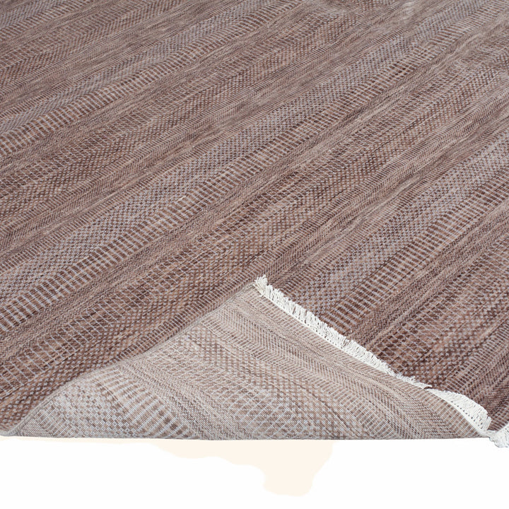Transitional Wool Art Silk Blend Rug - 11'10" x 18'2"