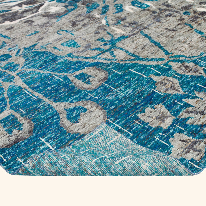 Transitional Wool Art Silk Blend Blend Rug - 12' x 14'10"