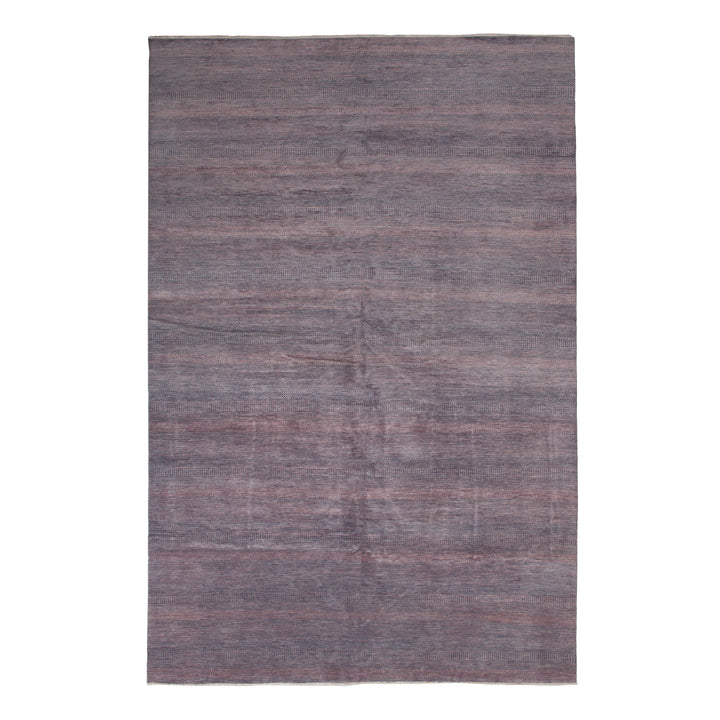 Transitional Wool Art Silk Blend Rug - 12'1" x 18'4"