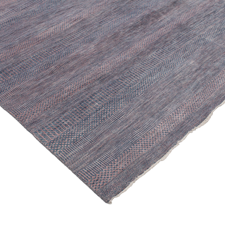 Transitional Wool Art Silk Blend Rug - 12'1" x 18'4"