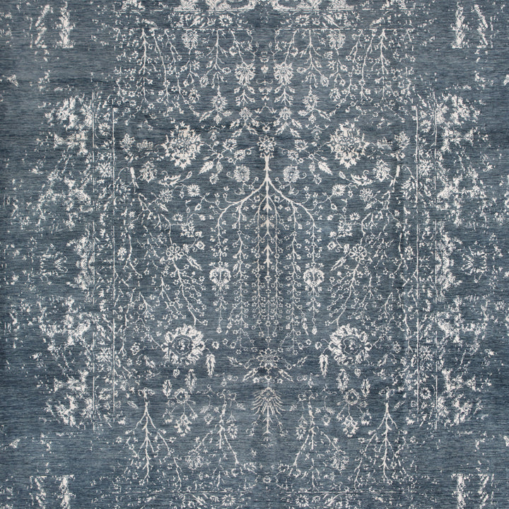 Transitional Wool Art Silk Blend Rug - 9'3" x 12'1"