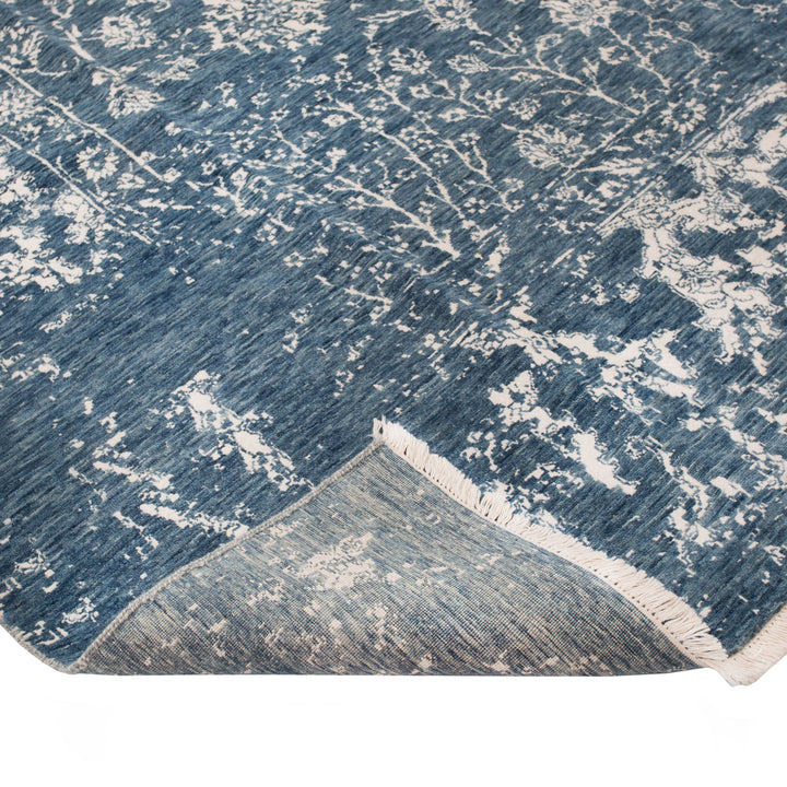Transitional Wool Art Silk Blend Rug - 9'3" x 12'1"