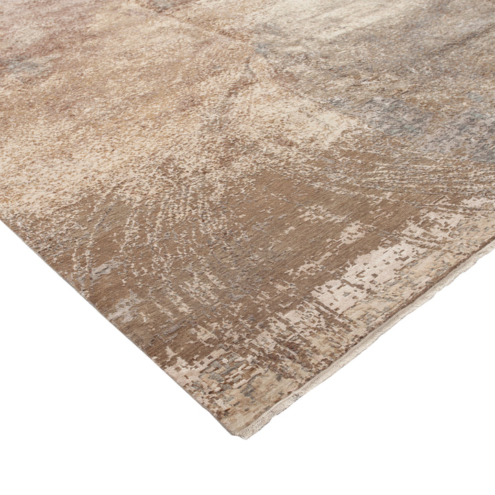 Transitional Wool Art Silk Blend Rug - 12' x 18'3"