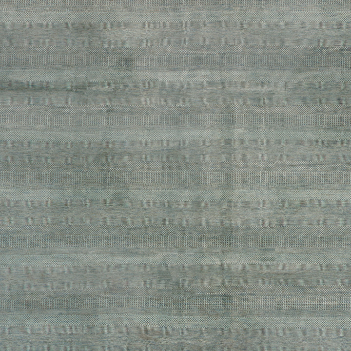 Transitional Wool Art Silk Blend Rug - 9' x 11'9"