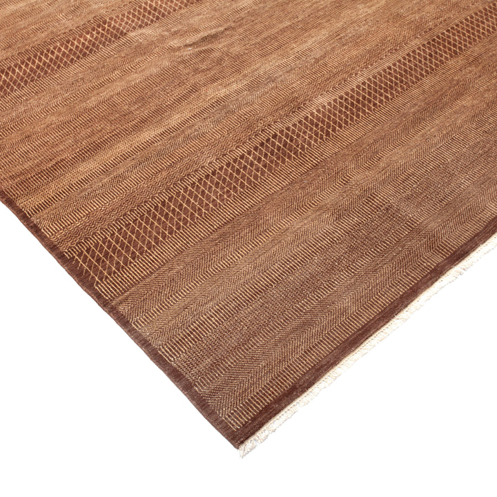 Transitional Wool Art Silk Blend Rug - 9'2" x 11'10"