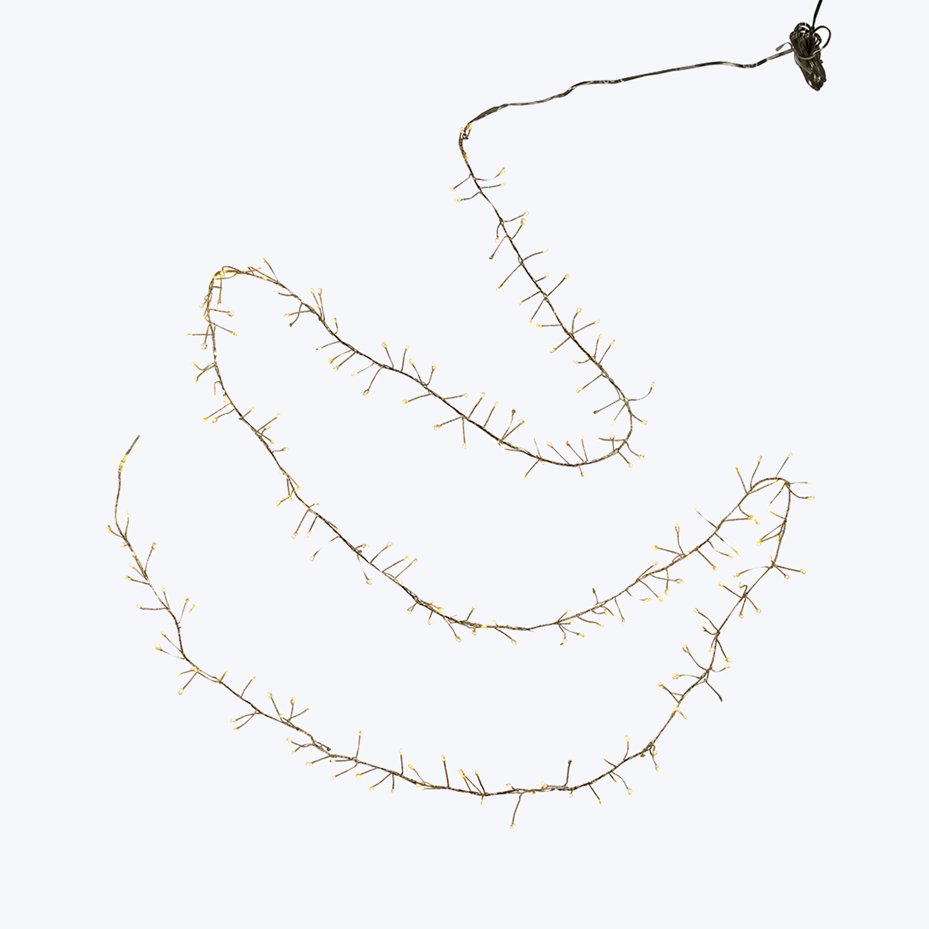 8' Warm White Fairy Twinkle Light Garland