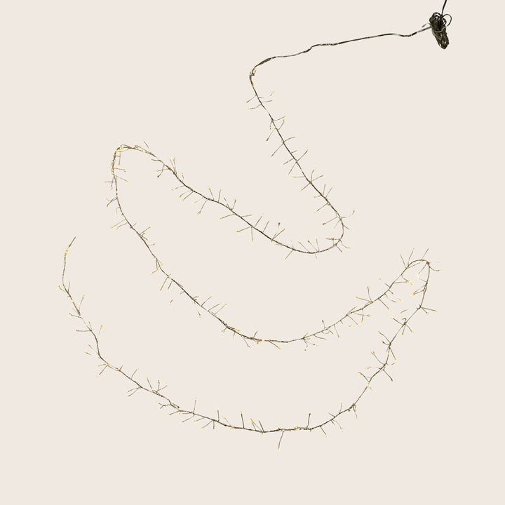 8' Warm White Fairy Twinkle Light Garland
