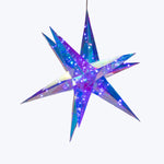 19.25" Lighted Iridescence Holographic Starburst + Remote