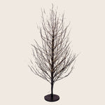 4' Pre-Lit Warm White Fairy Twig Tree with Dark Brown Bark