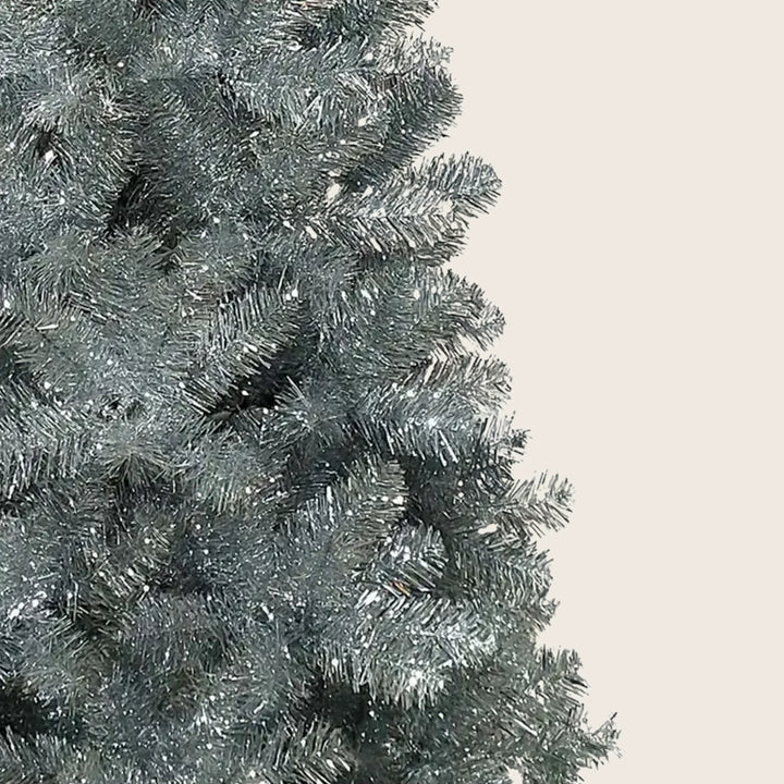6' Un-Lit Silver Point Tree