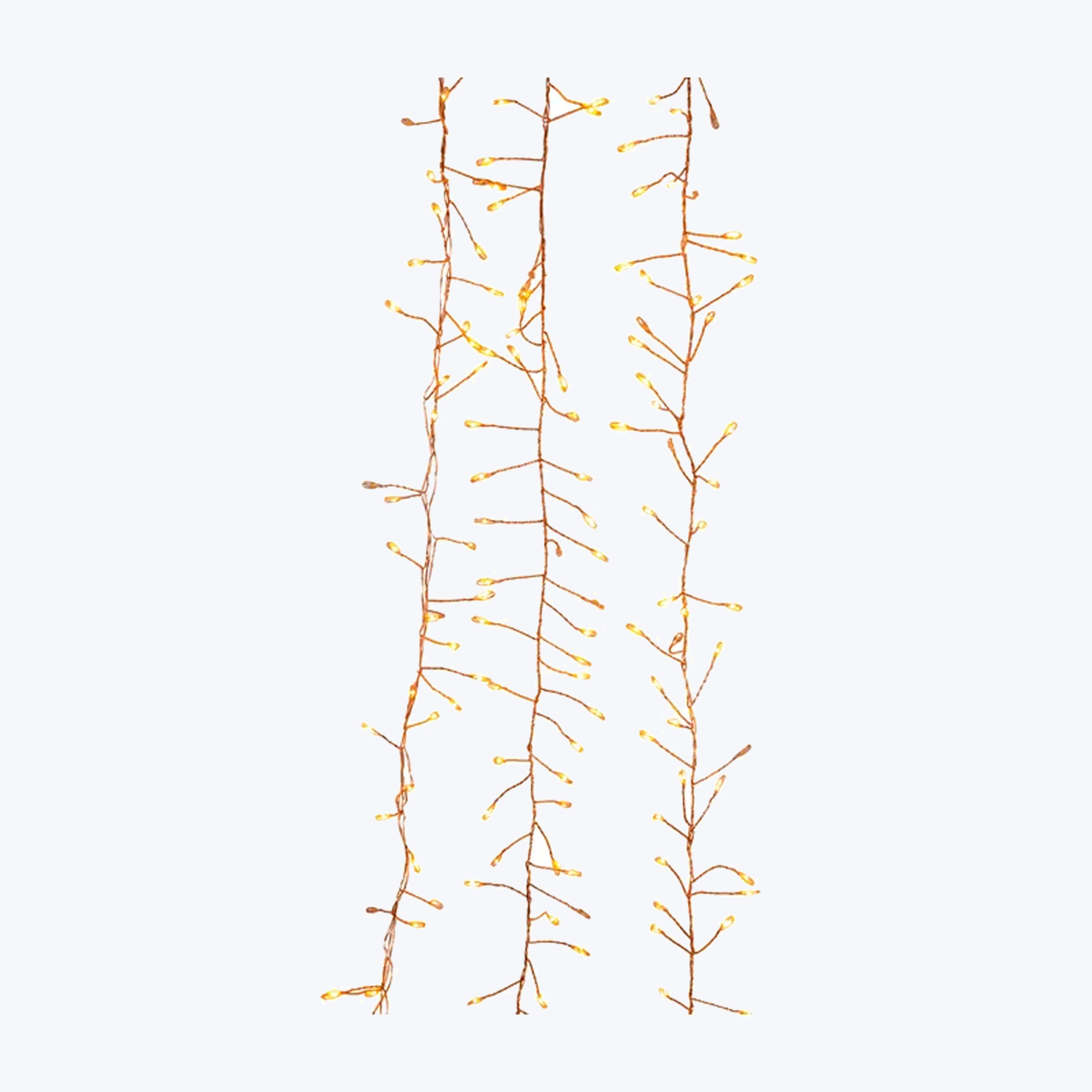 8' Classic White Fairy Twinkle Lights on Copper Wire - Thumbnail 2